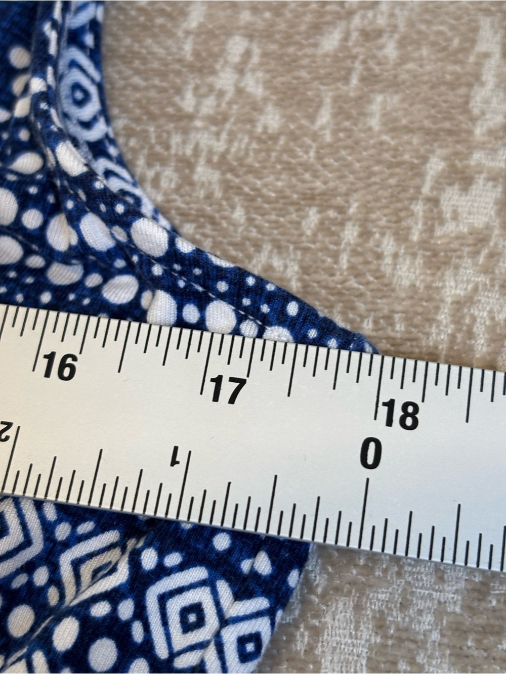 Tommy Bahama Navy & White Diamond Print Tank - Picture 5 of 9